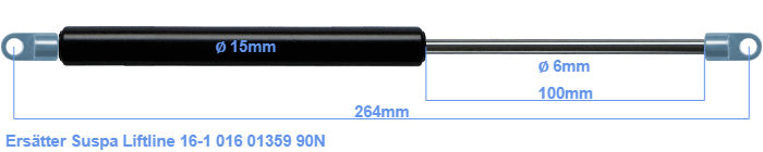 Suspa Liftline 16-1 016 01359